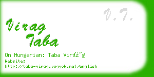 virag taba business card